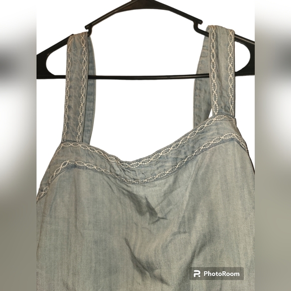 Eddie Bauer Women's 2X Squared Neck Sleeveless Top NWT - Picture 6 of 7